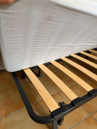 Sofá Cama Ikea 2 Plazas Tela Azul