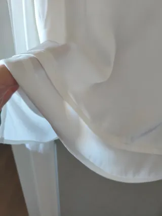 Blusa blanca manga larga