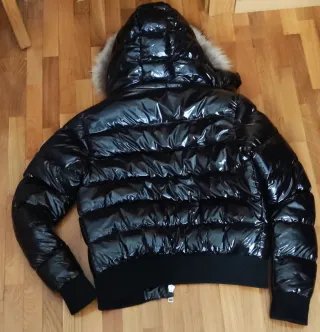 Plumífero Moncler Negro Brillante