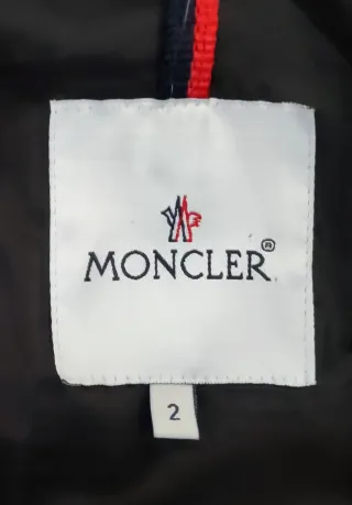Plumífero Moncler Negro Brillante