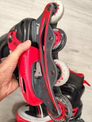 Pattini in linea regolabili 35-38