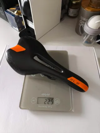 Sillín Selle Italia SLS Negro Naranja