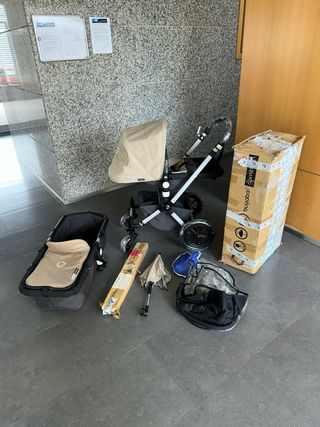 Carrito de bebé Bugaboo Cameleon + accesorios