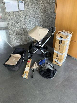 Carrito de bebé Bugaboo Cameleon + accesorios