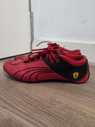 Zapatillas Puma Ferrari Rojas y Negras