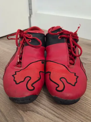 Zapatillas Puma Ferrari Rojas y Negras