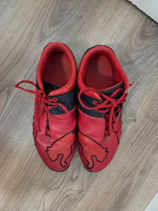 Zapatillas Puma Ferrari Rojas y Negras