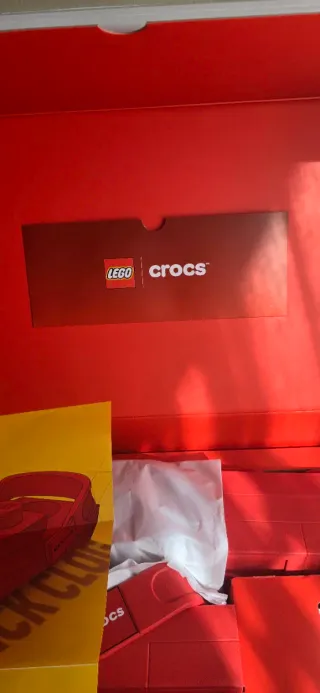 Crocs Clog Lego Edición Especial Roja