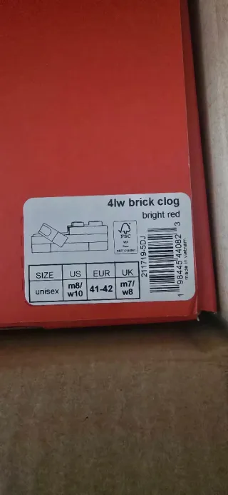 Crocs Clog Lego Edición Especial Roja