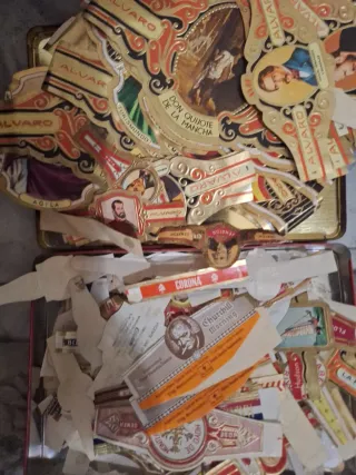 Lote de vitolas antiguas