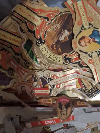 Lote de vitolas antiguas