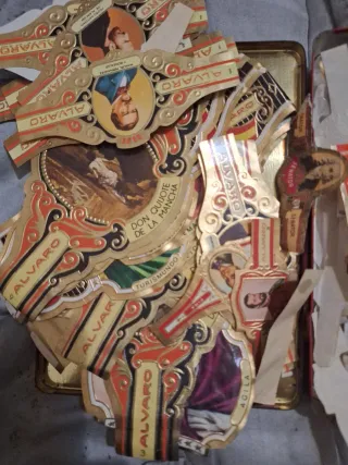 Lote de vitolas antiguas