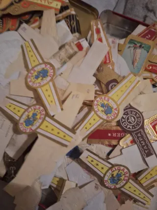 Lote de vitolas antiguas