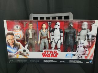 STAR WARS THE LAST JEDI 6 FIGURAS PACK 30 CM