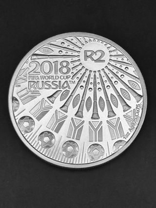 2 Rand Sudáfrica 2018 FIFA World Cup