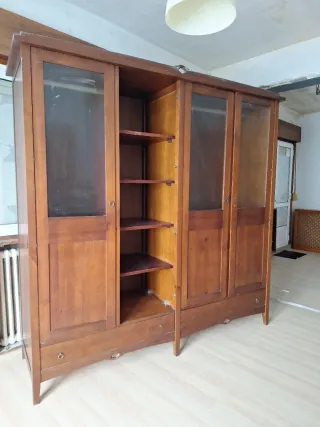 Guardaroba in legno massello di teck