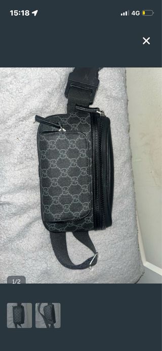 Riñonera Gucci GG Supreme Negra