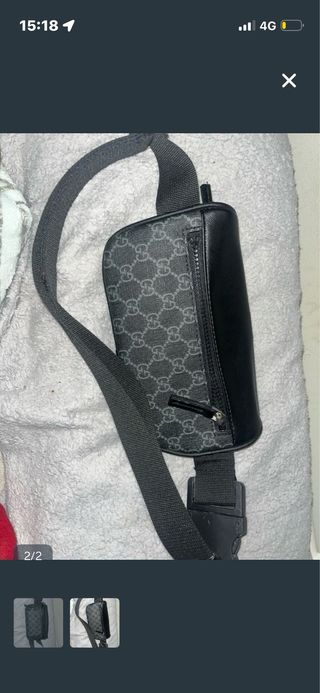 Riñonera Gucci GG Supreme Negra