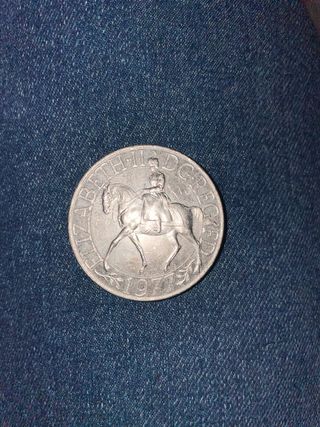 Moneda 25 peniques / 1 corona conmemorativa