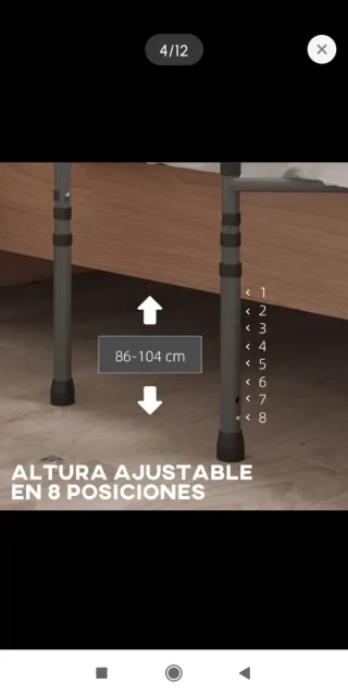 Ringhiera di sicurezza per letto per anziani o persone con mobilità ridotta