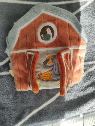 Libro sensorial bebé granja. Little ducth. Nuevo.