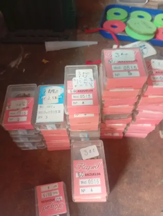 Anzuelos de pesca Rapid copesca y VME .