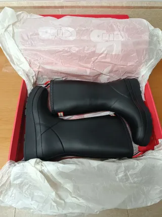 Botas de agua Hunter negras nuevas