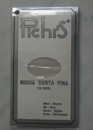 Lote 4 Medias y Panties Nylon Beige