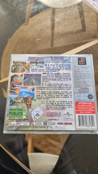 Crash Bandicoot 3 Warped PS1 Platinum