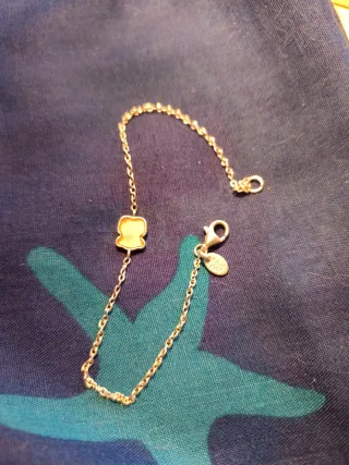 Pulsera Tous Oso Dorada y Plateada