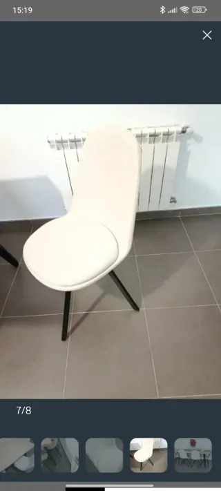 Mesa de salón y 6 sillas