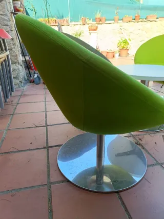 Juego 3 butacas y mesita