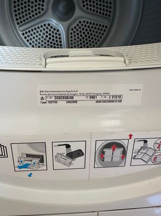 Secadora Balay 8kg A+ como nueva