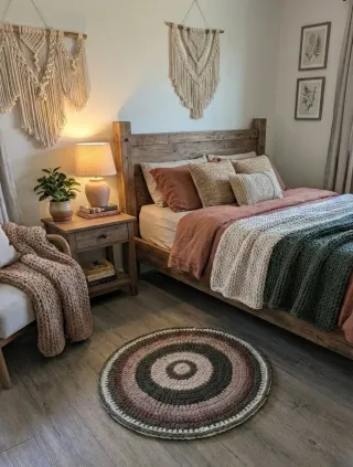 Alfombra Trapillo Hecha a Mano 100cm