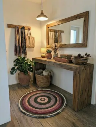 Alfombra Trapillo Hecha a Mano 100cm