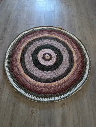 Alfombra Trapillo Hecha a Mano 100cm