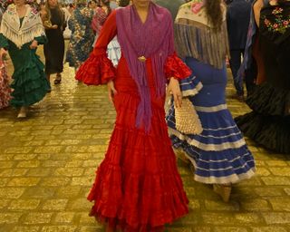 Vestido de gitana rojo