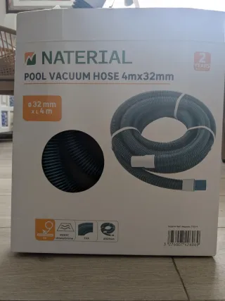 Manguera Piscina Naterial 4m x 32mm SIN USAR