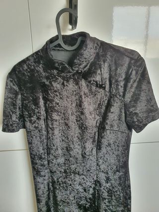 Conjunto de cinco prendas Terciopelo Negro