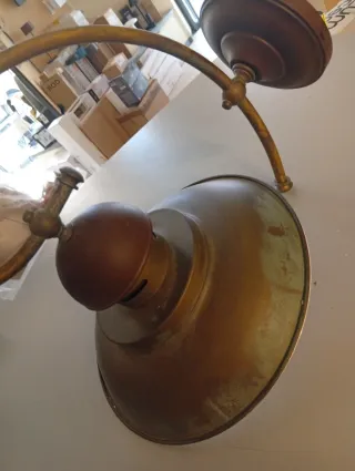 Coppia lampade parete in rame Falb