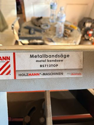 Sierra de cinta para metal HOLZ MANN
