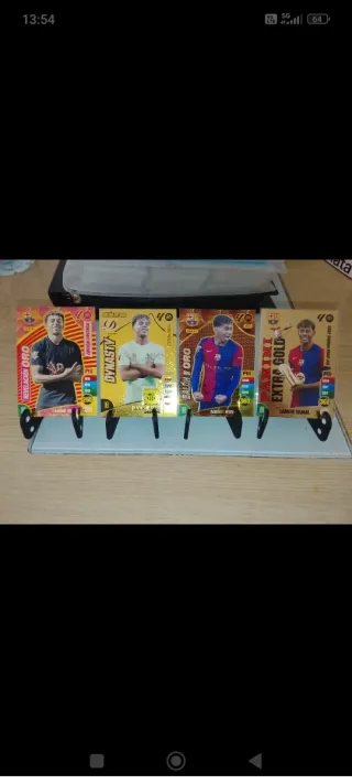 Lote 4 cromos adrenalyn Lamine Yamal