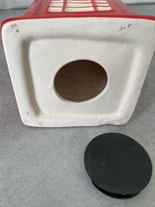 Salvadanaio cabina telefonica rossa