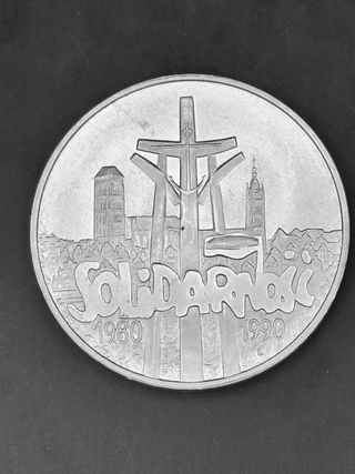 Onza de plata pura 1990