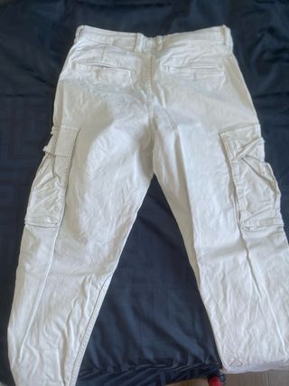 Pantalón Cargo Zara Beige Talla EUR 38