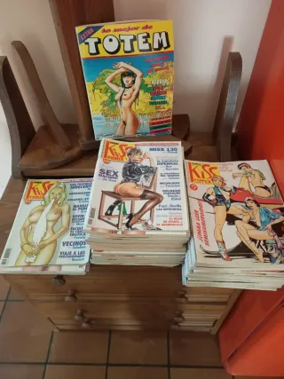 Colección de comics para adultos Kiss comix