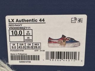 Vans Premium Authentic La Habana Red Navy Talla 43