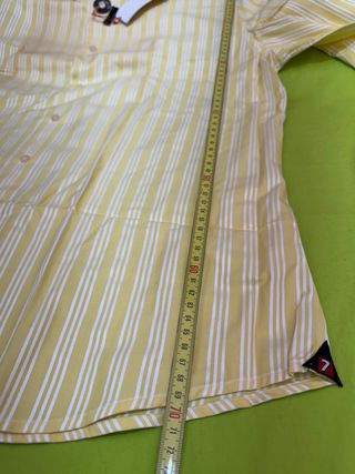 Camicia 7 Camicie Slim a righe gialle