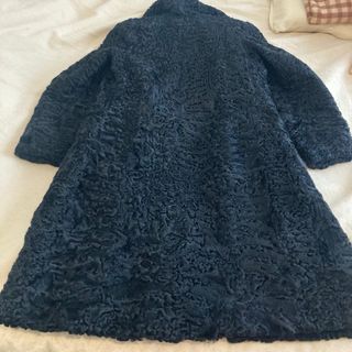 Abrigo Piel de Astracán Negro