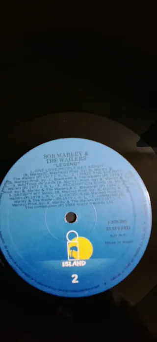 Vinilo Bob Marley Legend 1984